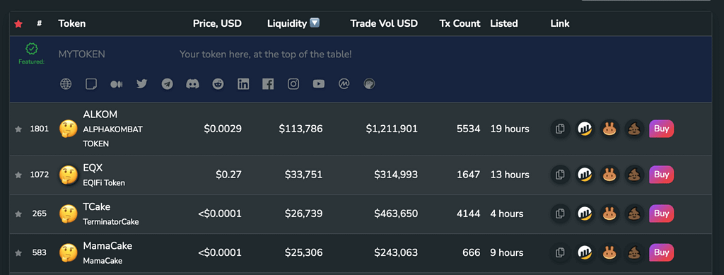 Consider Liquidity