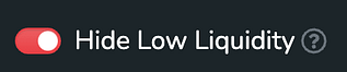 Low Liquidity Filter ListingSpy
